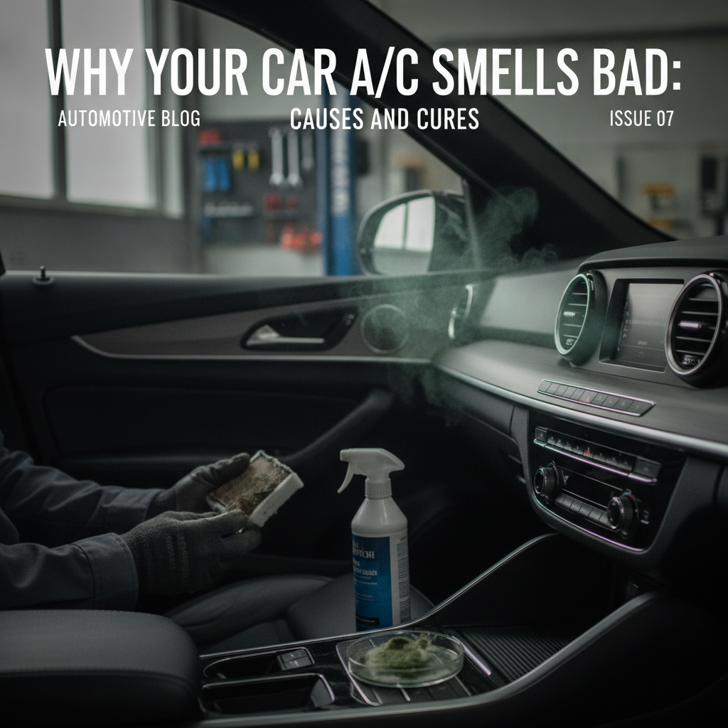 Why Your Car A/C Smells Bad: Causes and Cures
