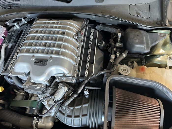 Dodge Charger engine bay