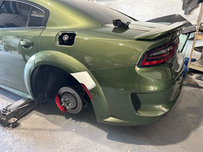 Dodge Charger in the shop