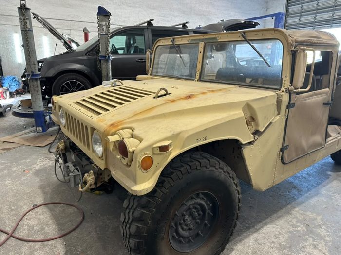 Humvee, front view